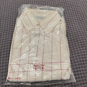 NWT Arrow Dover Button Down Shirt - 16.5 - 34/35